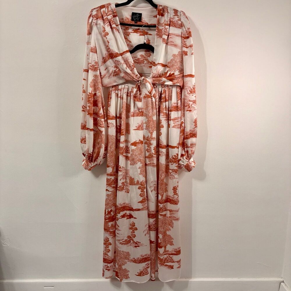 Vintage Vandalizm Toile Harlow Set Crop Top & Wide Leg Pants Sz L